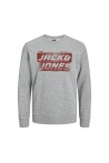 JACK & JONES SUDADERA LOGO GRIS