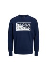 JACK & JONES SUDADERA LOGO AZUL