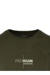 JACK & JONES CAMISETA DE MANGA LARGA PREMIUM VERDE