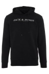 JACK & JONES SUDADERA CON CAPUCHA NEGRA