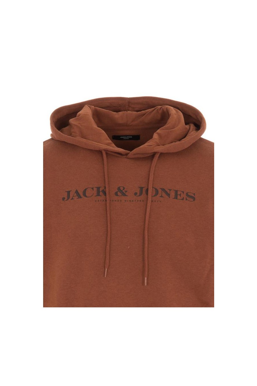 JACK & JONES SUDADERA CON CAPUCHA MARRÓN