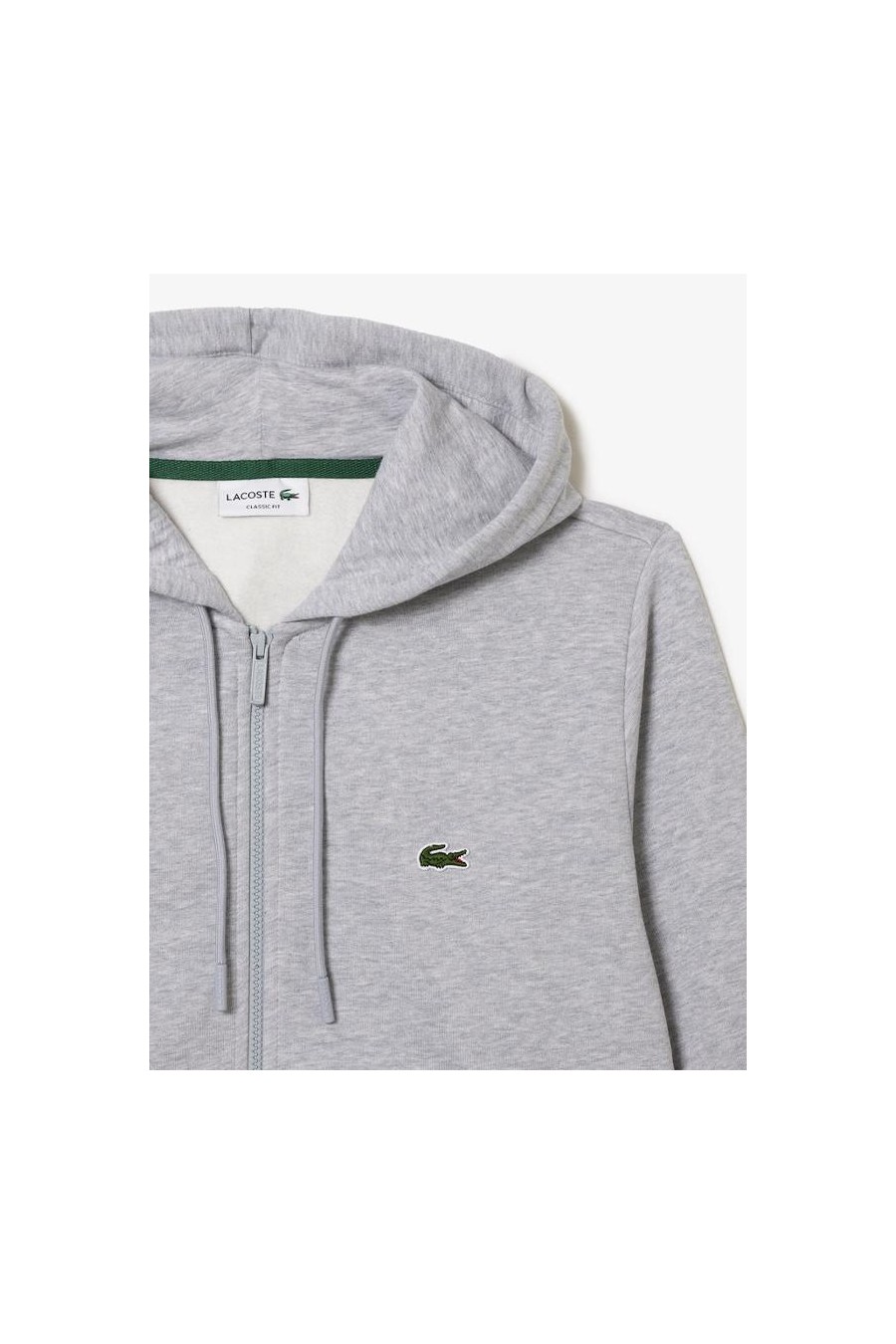 LACOSTE CHANDAL CON CAPUCHA GRIS