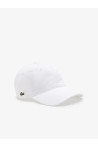 LACOSTE GORRA CON LOGO EN LATERAL BLANCA