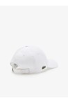 LACOSTE GORRA CON LOGO EN LATERAL BLANCA