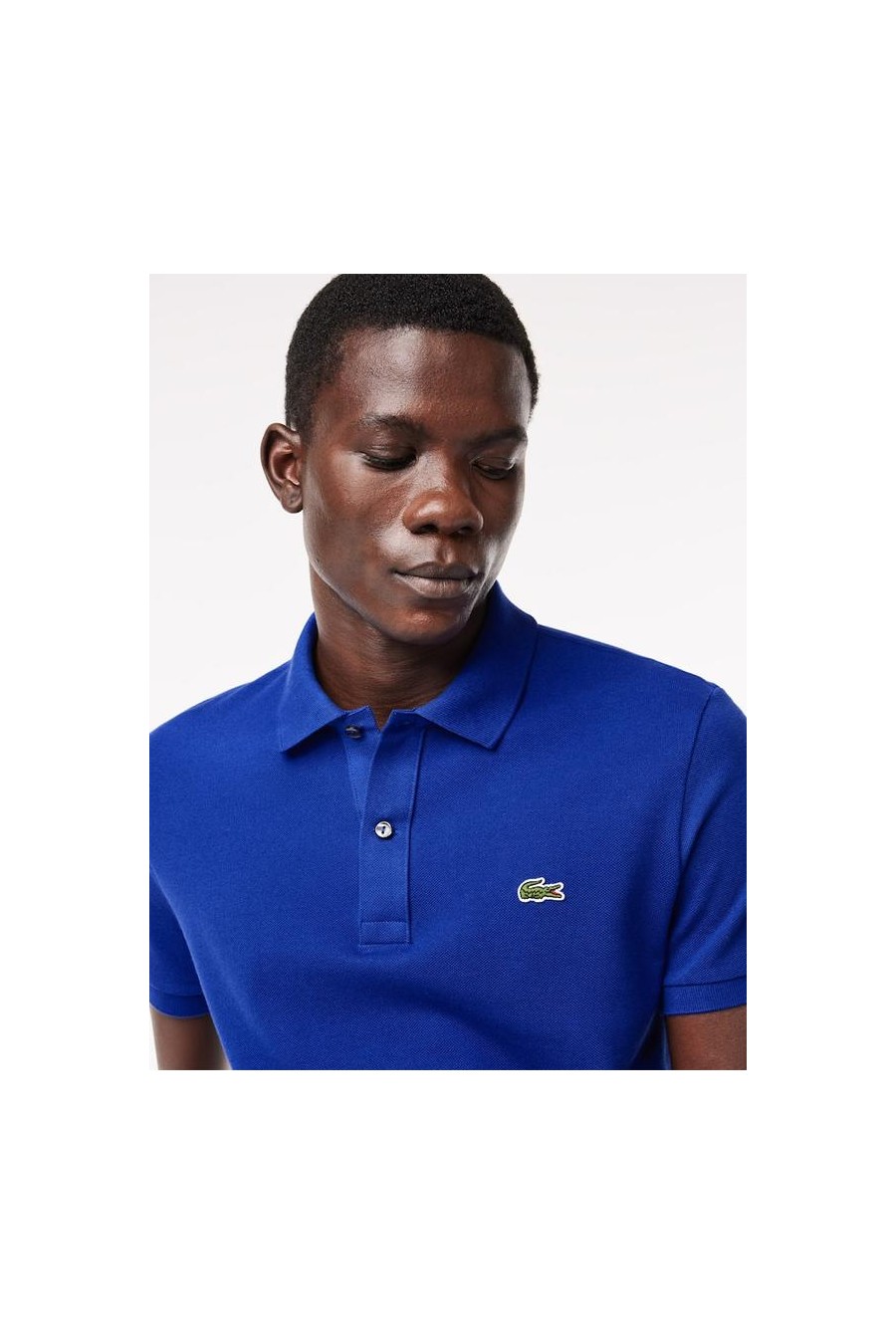 LACOSTE POLO DE MANGA CORTA AZUL 