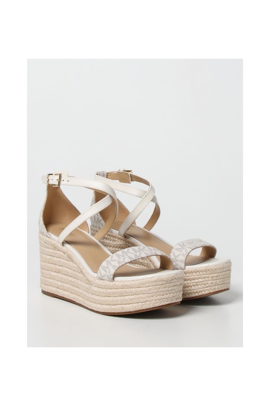 MICHAEL KORS SERENA WEDGE ESPADRILLE VANILLA