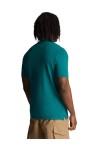 LYLE & SCOTT EMBROIDERED POLO SHIRT COURT GREEN