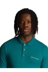 LYLE & SCOTT EMBROIDERED POLO SHIRT COURT GREEN