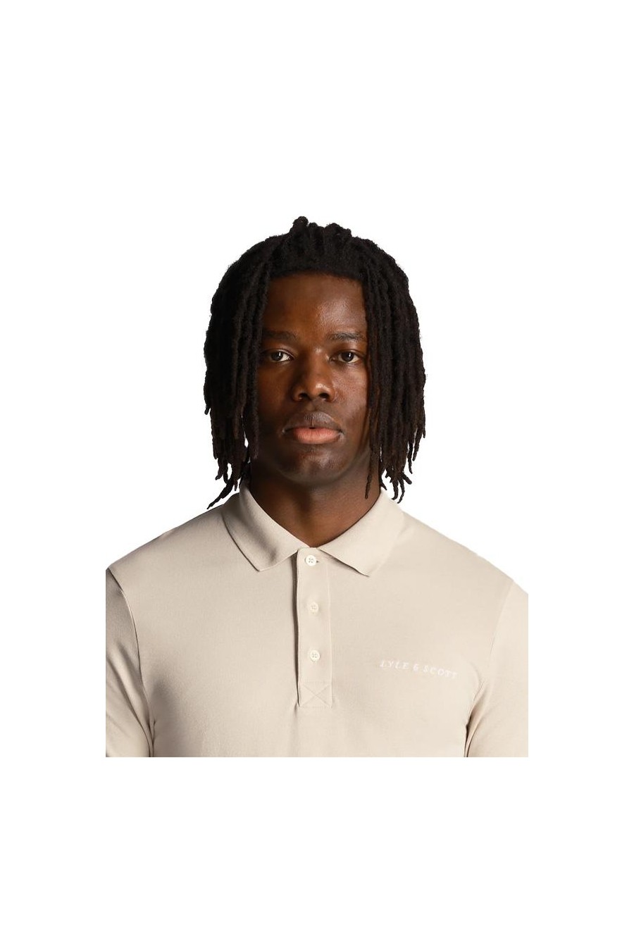 LYLE & SCOTT EMBROIDERED POLO SHIRT COVE