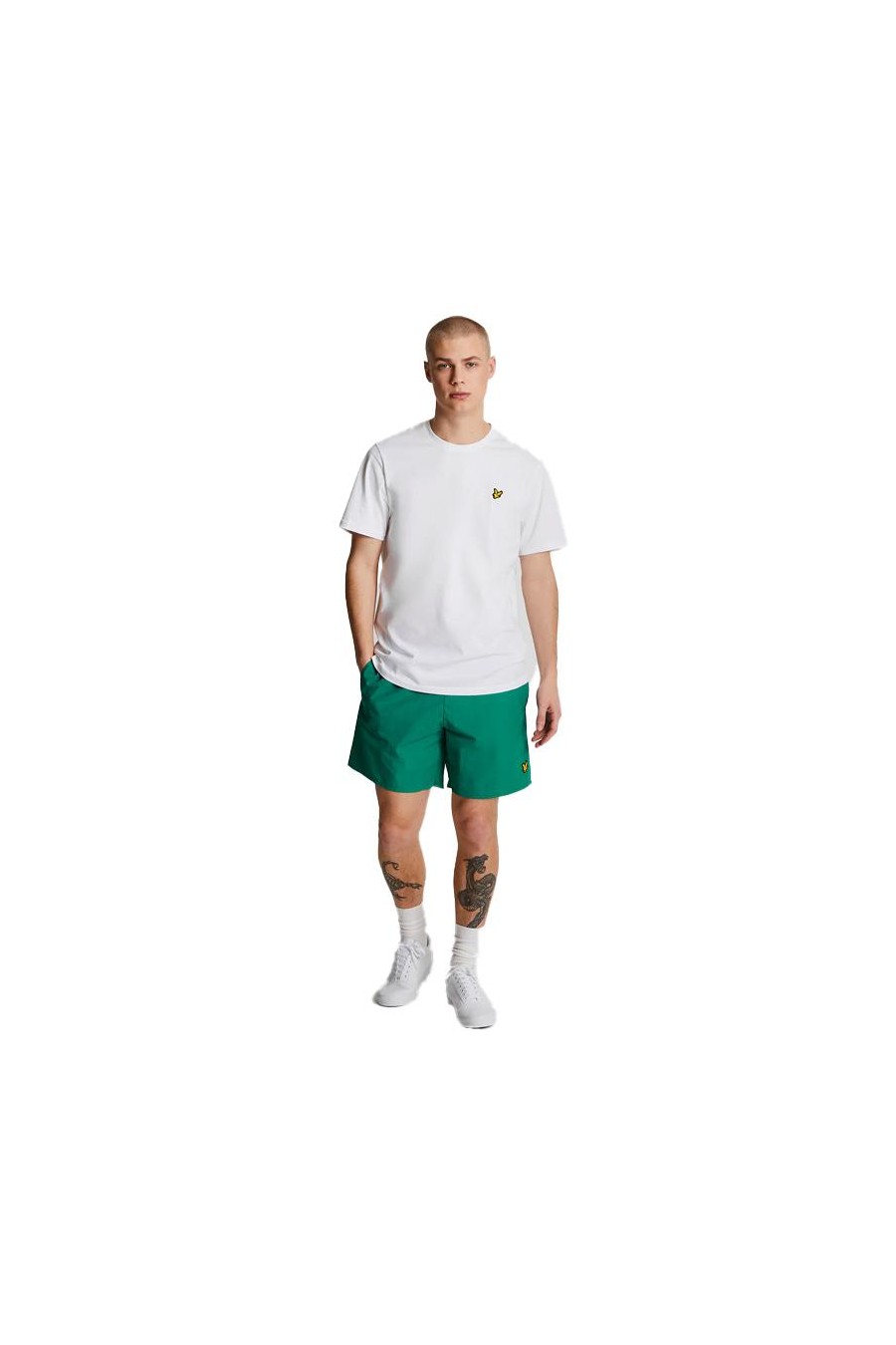 LYLE & SCOTT PLAIN SWIM SHORT COURT GREEN