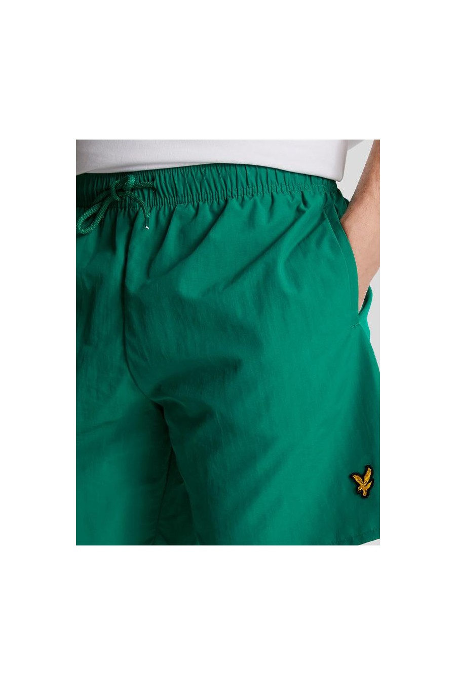 LYLE & SCOTT PLAIN SWIM SHORT COURT GREEN