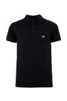 EMPORIO ARMANI MENS KNIT POLO NEGRO