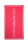 EMPORIO ARMANI WOVEN TOWEL ROJO