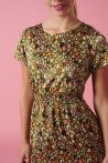 MINUETO GREEN FLORA DRESS 