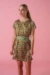 MINUETO GREEN FLORA DRESS 