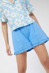 COMPAÑÍA FANTÁSTICA SHORT CON VOLANTE AZUL 