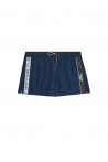 EMPORIO ARMANI MAN WOVEN BOXER BEACHWEAR NAVY