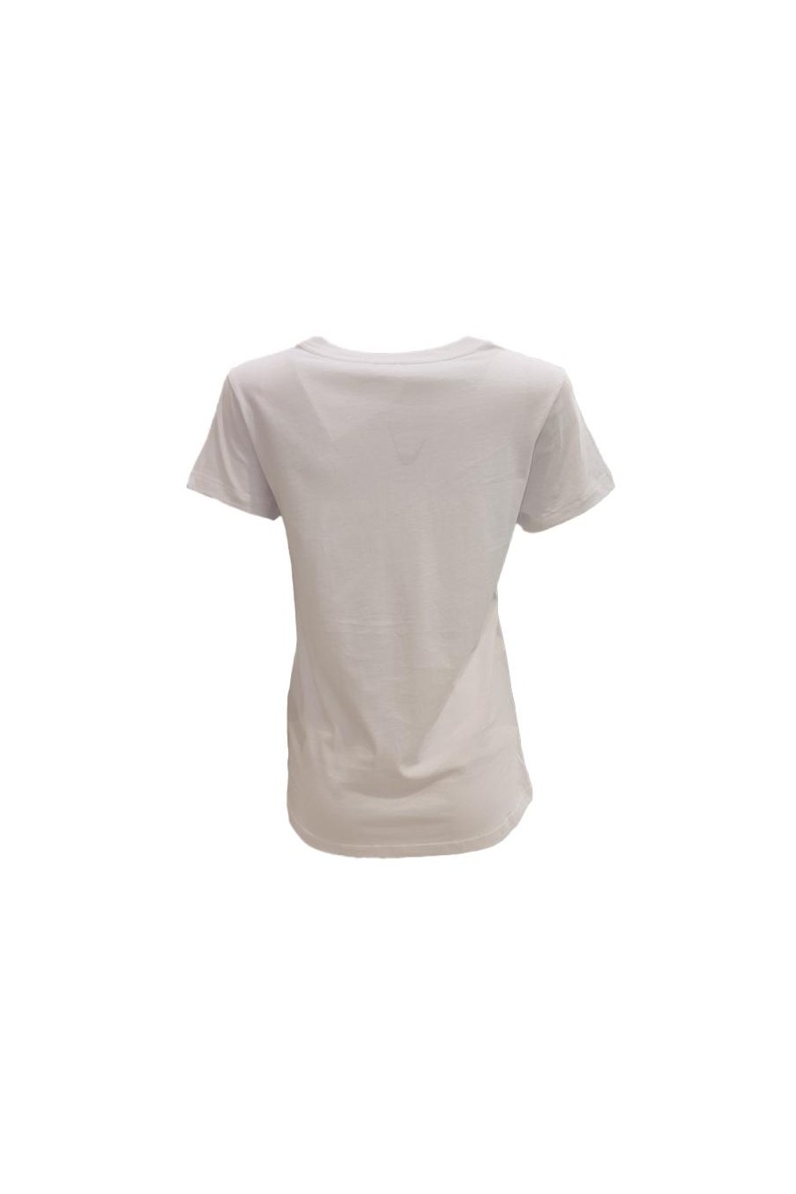 EMPORIO ARMANI LADIES KNIT T-SHIRT BLANCO