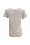 EMPORIO ARMANI LADIES KNIT T-SHIRT BLANCO