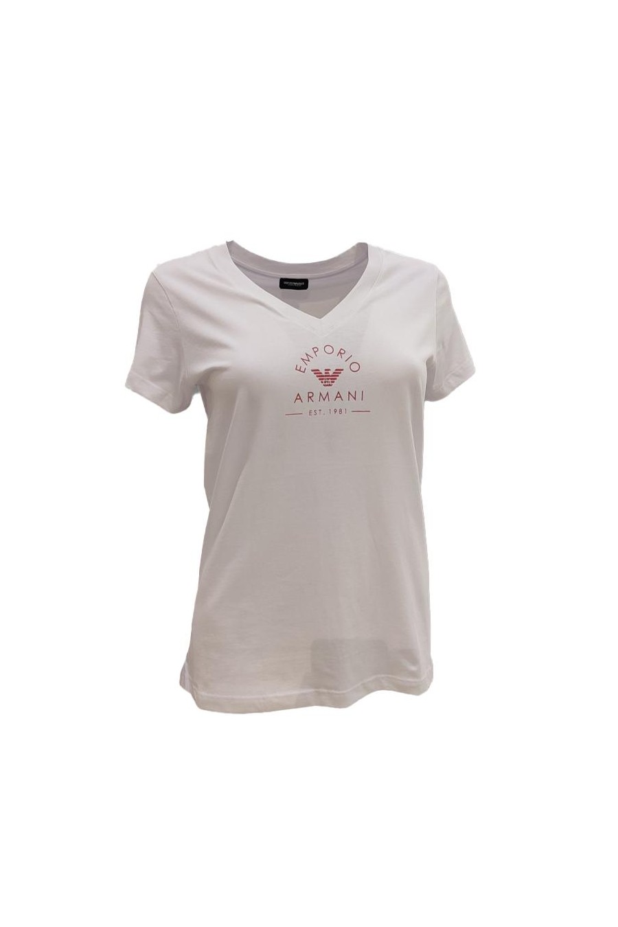 EMPORIO ARMANI LADIES KNIT T-SHIRT BLANCO