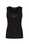 EMPORIO ARMANI LADIES KNIT TOP NEGRO