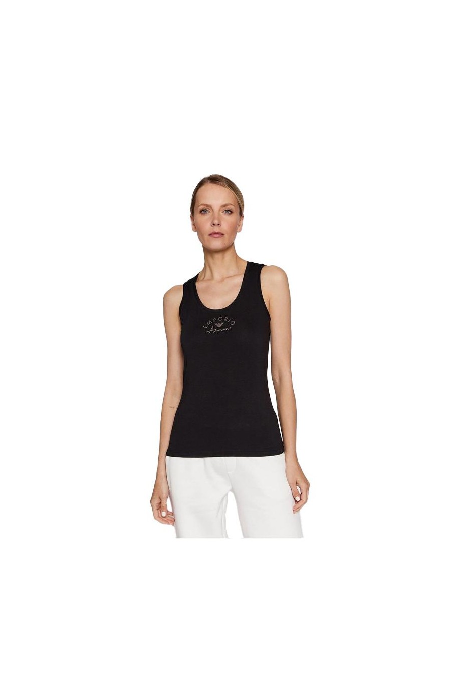 EMPORIO ARMANI LADIES KNIT TOP NEGRO