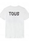 TOUS CAMISETA MOTIFS SPRAY AZUL