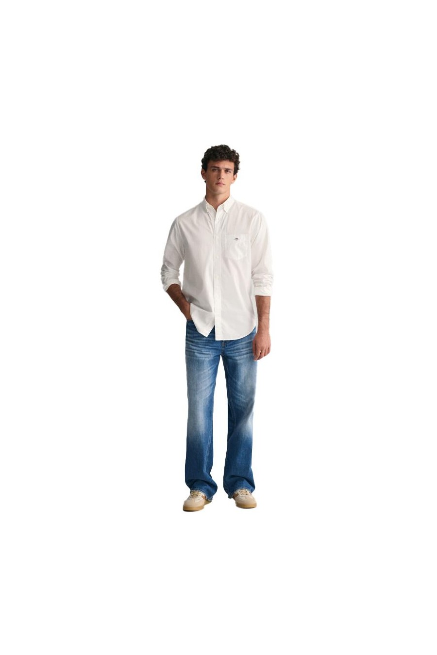 GANT REG CLASSIC POPLIN CAMISA BLANCA