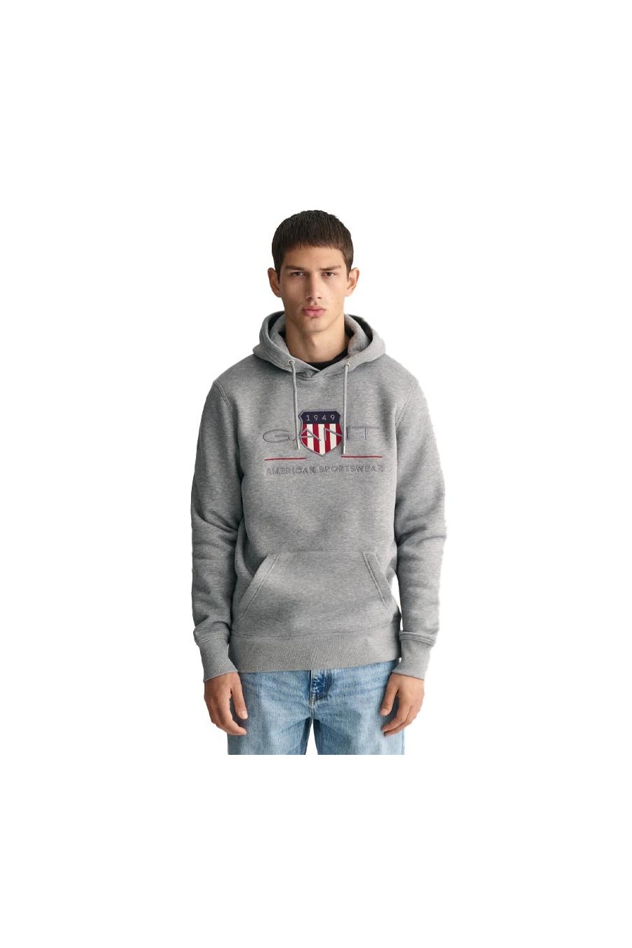 GANT ARCHIEVE SHIELD HOODIE GRIS