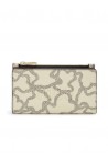 TOUS BILLETERA S  FLAT KAOS ICON BEIGE-MLT