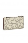 TOUS BILLETERA S  FLAT KAOS ICON BEIGE-MLT