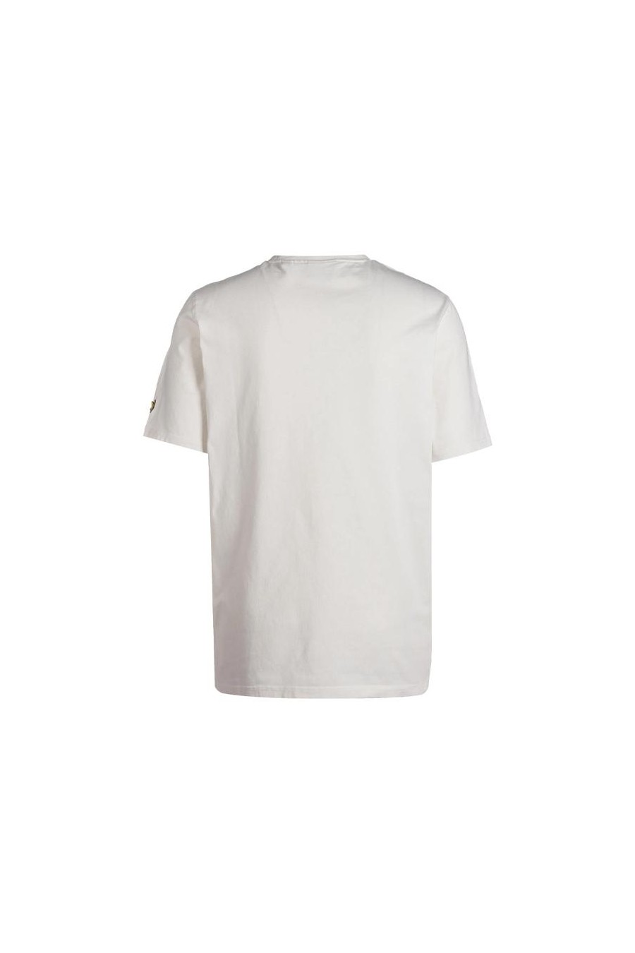 LYLE & SCOTT STAMP PRINT T-SHIRT SAIL WHITE