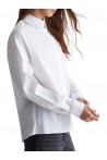 LIU JO CAMISA OVER POPELINE BLANCA 