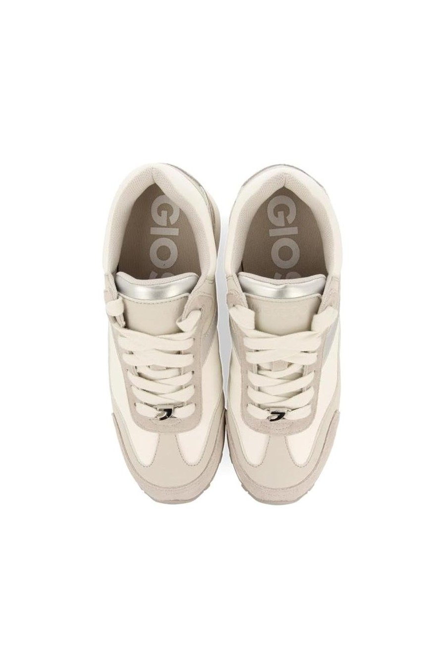 GIOSEPPO SNEAKERS CUÑA INTERNA CASTILE PLATA