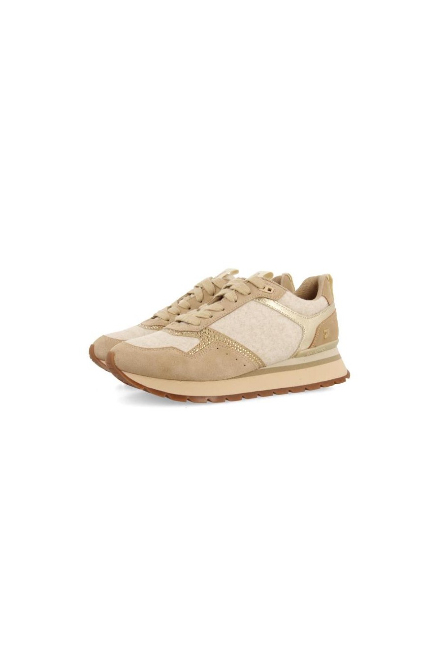 GIOSEPPO SNEAKERS FIELTRO Y STRASS ARDAGGER BEIGE