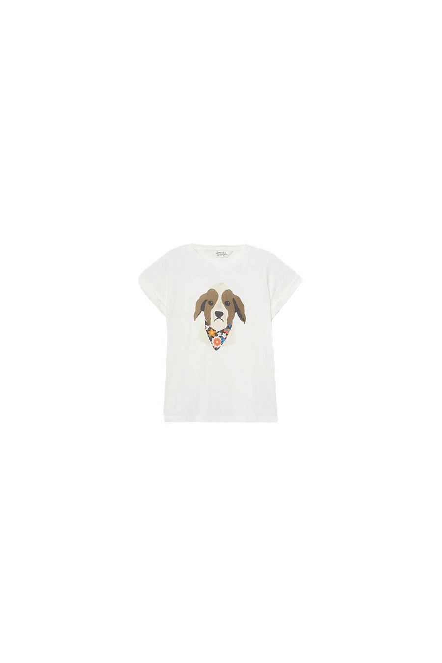 COMPAÑÍA FANTÁSTICA  CAMISETA CON PRINT DE PERRO