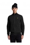 LYLE & SCOTT HYBRID BAFFLED TRACK JACKET JET BLACK