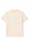 LACOSTE CAMISETA REGULAR FIT PARA MUJER BEIGE