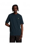 LYLE & SCOTT TARTAN HERITAGE GRAPHIC T-SHIRT NAVY 