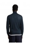 LYLE & SCOTT EAGLE MERINO QUARTER ZIP JUMPER NAVY