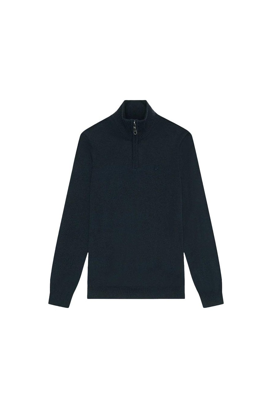 LYLE & SCOTT EAGLE MERINO QUARTER ZIP JUMPER NAVY