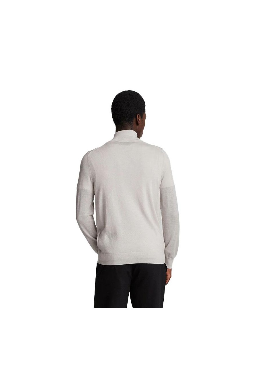 LYLE & SCOTT EAGLE MERINO QUARTER ZIP JUMPER COVE