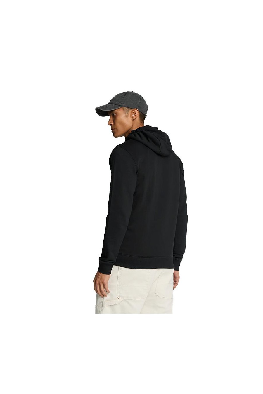 LYLE & SCOTT PULLOVER HOODIE JET BLACK