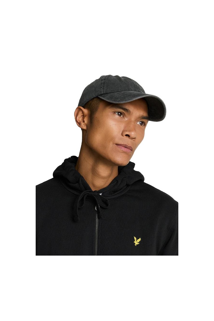 LYLE & SCOTT PULLOVER HOODIE JET BLACK