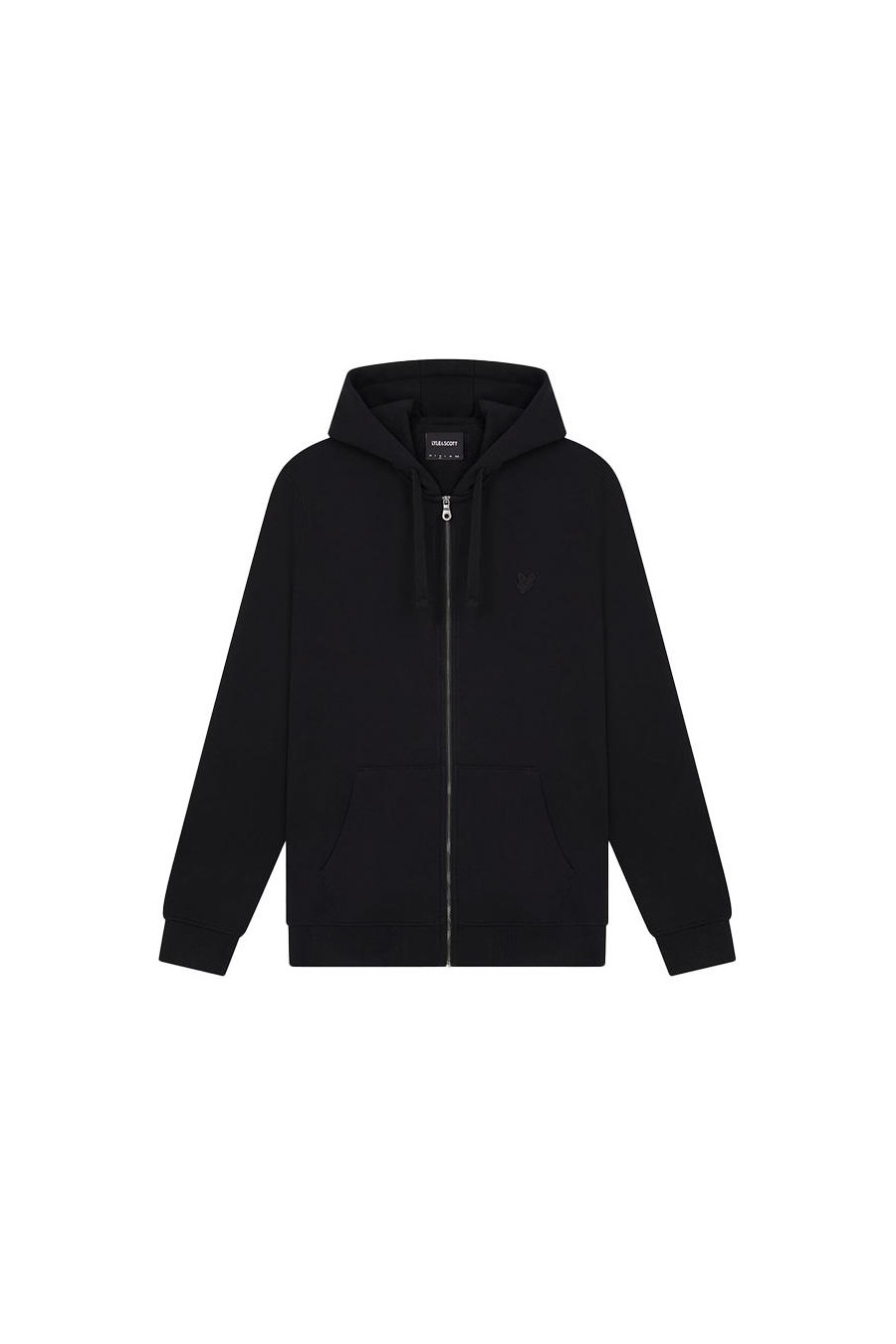 LYLE & SCOTT PULLOVER HOODIE JET BLACK