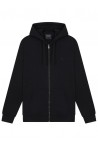 LYLE & SCOTT PULLOVER HOODIE JET BLACK