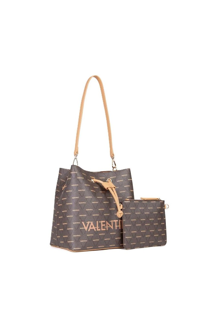 VALENTINO BOLSO BUCKET LIUTO TAN/MULTI