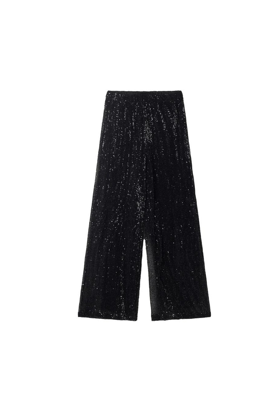 COMPAÑÍA FANTÁSTICA PANTALÓN DE LENTEJUELAS NEGRO