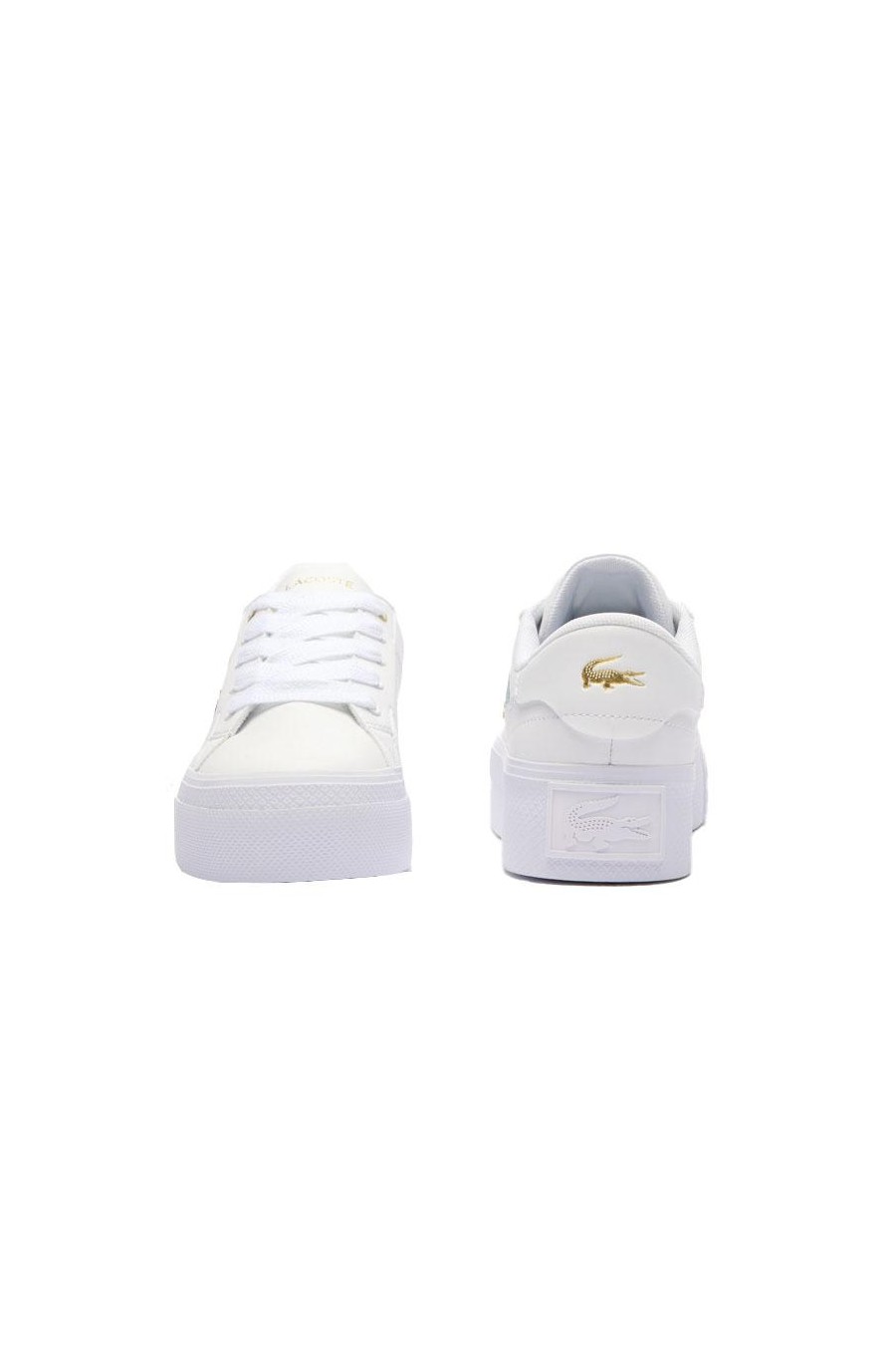 LACOSTE ZAPATILLAS ZIANE PLATFORM EN PIEL CON LOGO