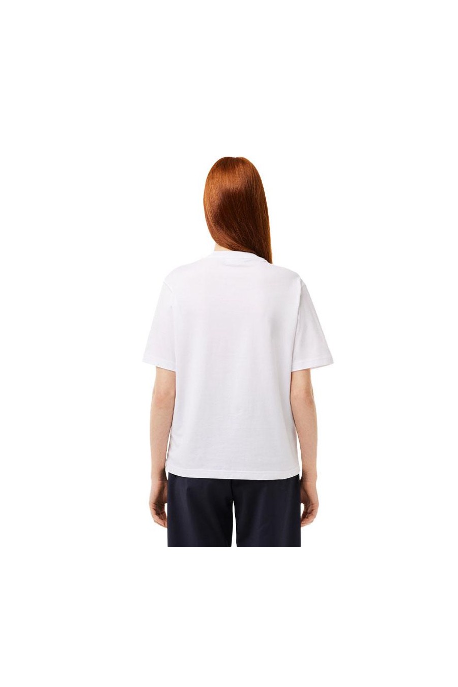 LACOSTE CAMISETA RELAXED FIT BLANCO